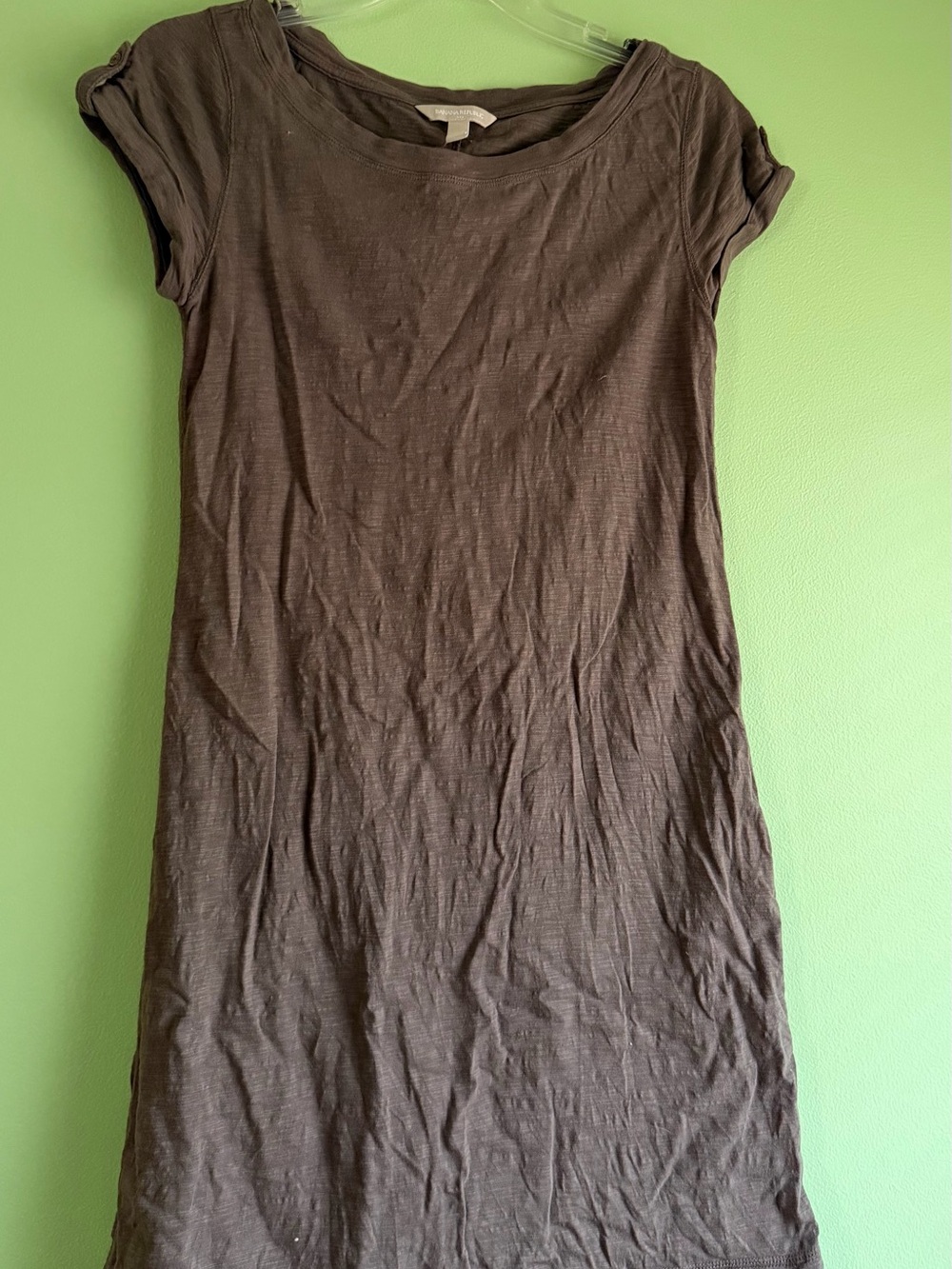 Banana Republic Brown Short-Sleeve Dress